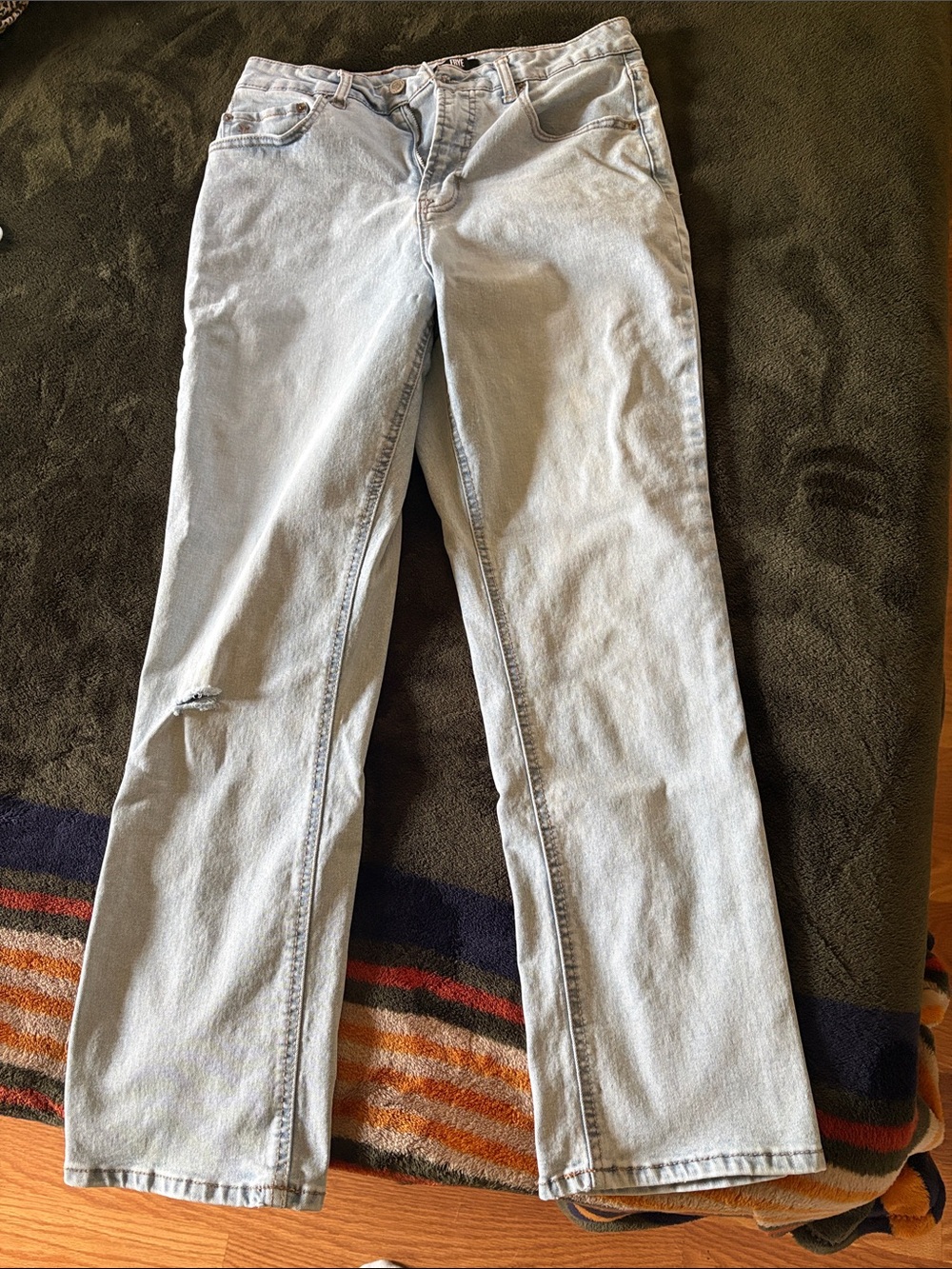 Frye Light Blue Straight Leg Women's Jeans